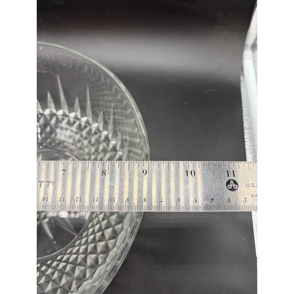 Vintage clear pressed